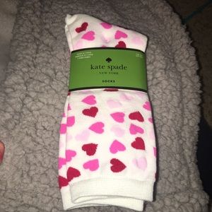 NWT kate spade Hearts Socks